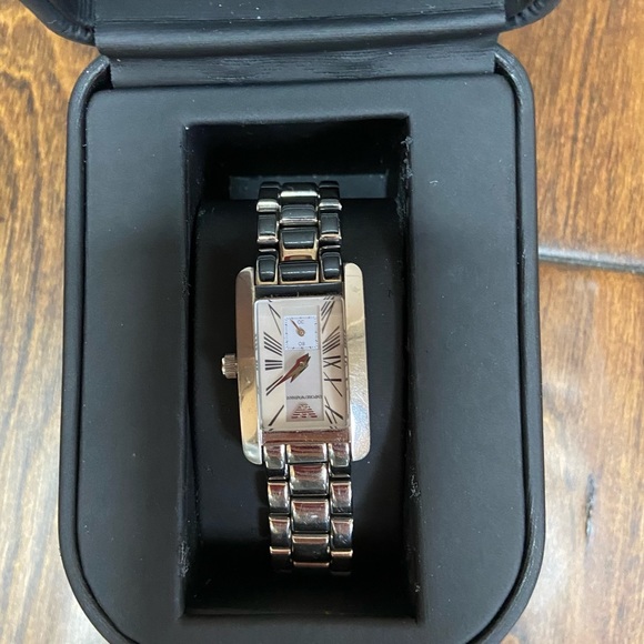 Emporio Armani Silver Women’s Watch with Adjustable Chain - Picture 6 of 11